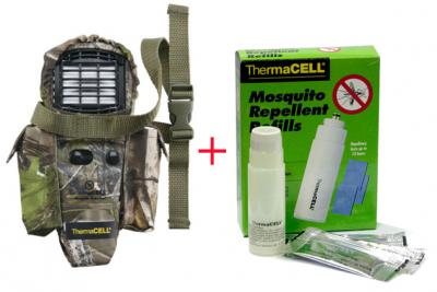 Отпугиватель комаров ThermaCELL MR TJ06-00 (камуфляжный) с чехлом и запасным набором на 12 часов Отпугиватель комаров ThermaCELL MR TJ06-00 (камуфляжный) с чехлом и запасным набором на 12 часов